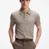 Polohemd in Regular-Fit mit Micro-Mouliné-Finish Polohemd in Regular-Fit mit Micro-Mouliné-Finish