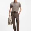 Polohemd in Regular-Fit mit Micro-Mouliné-Finish Polohemd in Regular-Fit mit Micro-Mouliné-Finish