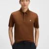 Polohemd mit doppeltem Monogramm aus merzerisierter Baumwolle Polohemd mit doppeltem Monogramm aus merzerisierter Baumwolle