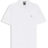 Polohemd mit doppeltem Monogramm aus merzerisierter Baumwolle Polohemd mit doppeltem Monogramm aus merzerisierter Baumwolle