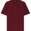 Polohemd mit feinem Muster aus merzerisierter Baumwolle Polohemd mit feinem Muster aus merzerisierter Baumwolle