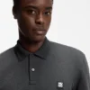 Polohemd mit gestapeltem Logo aus einer Baumwollmischung Polohemd mit gestapeltem Logo aus einer Baumwollmischung