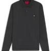 Polohemd mit gestapeltem Logo aus einer Baumwollmischung Polohemd mit gestapeltem Logo aus einer Baumwollmischung