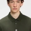 Polohemd mit gestapeltem Logo aus Interlock-Baumwolle Polohemd mit gestapeltem Logo aus Interlock-Baumwolle