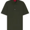 Polohemd mit gestapeltem Logo aus Interlock-Baumwolle Polohemd mit gestapeltem Logo aus Interlock-Baumwolle