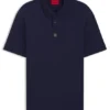 Polohemd mit gestapeltem Logo aus Interlock-Baumwolle Polohemd mit gestapeltem Logo aus Interlock-Baumwolle