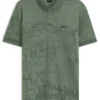 Polohemd mit grafischem Print aus merzerisierter Baumwolle Polohemd mit grafischem Print aus merzerisierter Baumwolle