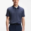 Polohemd mit Jacquard-Muster aus Baumwolle Polohemd mit Jacquard-Muster aus Baumwolle
