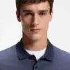 Polohemd mit Jacquard-Muster aus Baumwolle Polohemd mit Jacquard-Muster aus Baumwolle