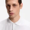 Polohemd mit Jacquard-Muster aus Baumwolle Polohemd mit Jacquard-Muster aus Baumwolle