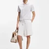 Polohemd mit Jacquard-Muster aus Baumwolle Polohemd mit Jacquard-Muster aus Baumwolle