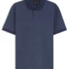 Polohemd mit Jacquard-Muster aus Baumwolle Polohemd mit Jacquard-Muster aus Baumwolle