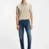 Polohemd mit Jacquard-Muster und Johnny-Kragen Polohemd mit Jacquard-Muster und Johnny-Kragen
