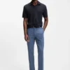 Polohemd mit Jacquard-Muster und Johnny-Kragen Polohemd mit Jacquard-Muster und Johnny-Kragen