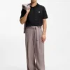 Polohemd mit Johnny-Kragen und Broderie-Streifen