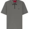 Polohemd mit Kontrastlogo aus Baumwollpiqué