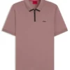 Polohemd mit Kontrastlogo aus Baumwollpiqué