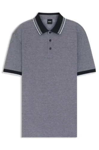 Polohemd mit Logo-Detail aus Baumwollpiqué