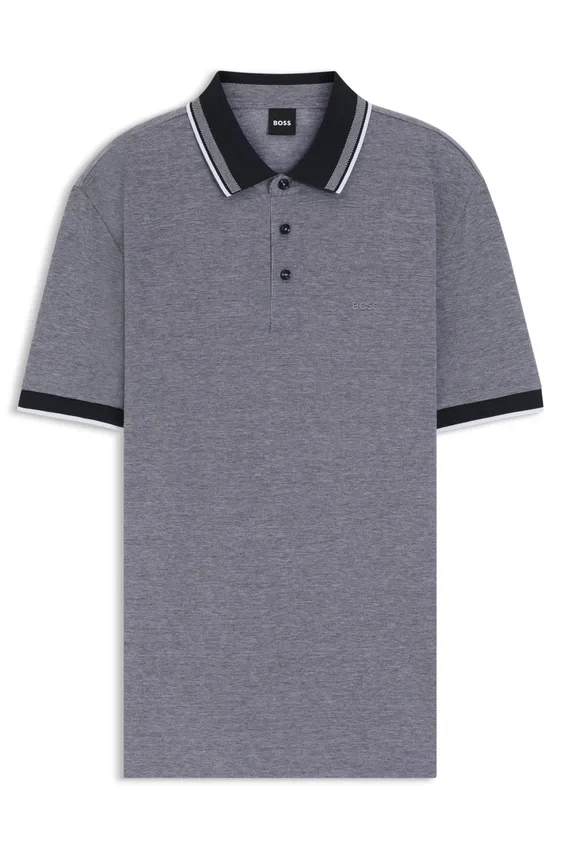Polohemd mit Logo-Detail aus Baumwollpiqué Polohemd mit Logo-Detail aus Baumwollpiqué