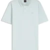 Polohemd mit Logo-Print aus Baumwollpiqué Polohemd mit Logo-Print aus Baumwollpiqué