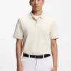 Polohemd mit Monogramm-Knopfleiste aus Baumwollmischung