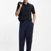 Polohemd mit Monogramm-Knopfleiste aus Baumwollmischung