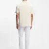 Polohemd mit Monogramm-Knopfleiste aus Baumwollmischung