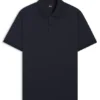 Polohemd mit Monogramm-Knopfleiste aus Baumwollmischung