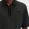 Polohemd mit Reißverschlussleiste aus einer Baumwollmischung Polohemd mit Reißverschlussleiste aus einer Baumwollmischung