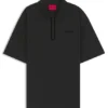 Polohemd mit Reißverschlussleiste aus einer Baumwollmischung Polohemd mit Reißverschlussleiste aus einer Baumwollmischung