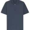 Polohemd mit Reißverschlussleiste aus einer Baumwollmischung Polohemd mit Reißverschlussleiste aus einer Baumwollmischung