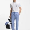 Polohemd mit Stickmotiv aus Baumwoll-Mesh Polohemd mit Stickmotiv aus Baumwoll-Mesh