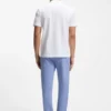 Polohemd mit Stickmotiv aus Baumwoll-Mesh Polohemd mit Stickmotiv aus Baumwoll-Mesh