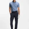 Polohemd mit Streifenbesatz aus Stretch-Baumwolle Polohemd mit Streifenbesatz aus Stretch-Baumwolle