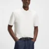 Poloshirt aus merzerisiertem Stretch-Baumwollpiqué Poloshirt aus merzerisiertem Stretch-Baumwollpiqué
