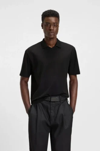 Poloshirt aus merzerisiertem Stretch-Baumwollpiqué