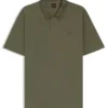 Poloshirt mit gemustertem Kragen aus Baumwollpiqué