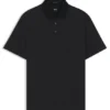 Poloshirt mit Gittermuster aus merzerisierter Baumwolle Poloshirt mit Gittermuster aus merzerisierter Baumwolle