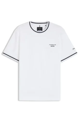Porsche x BOSS Anti-Schweiß-T-Shirt aus Baumwolle