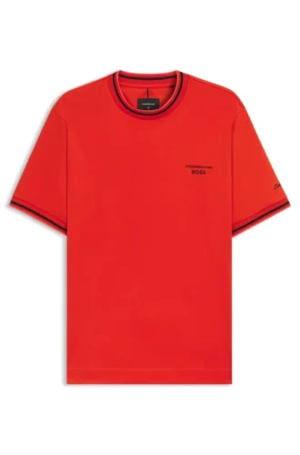 Porsche x BOSS Anti-Schweiß-T-Shirt aus Baumwolle