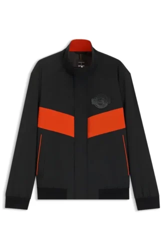 Porsche x BOSS Jacke mit kontrastierenden Einsätzen