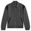 Porsche x BOSS Lederjacke mit kontrastierenden Details