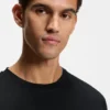 Porsche x BOSS merzerisiertes Baumwoll-T-Shirt mit Grafik auf der Rückseite