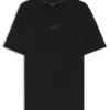 Porsche x BOSS merzerisiertes Baumwoll-T-Shirt mit Grafik auf der Rückseite