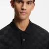 Porsche x BOSS Poloshirt aus Baumwolle mit Jacquard-Muster
