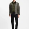 Porsche x BOSS Poloshirt aus Baumwolle mit Jacquard-Muster