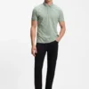 Porsche x BOSS Poloshirt aus Baumwolle mit Jacquard-Muster