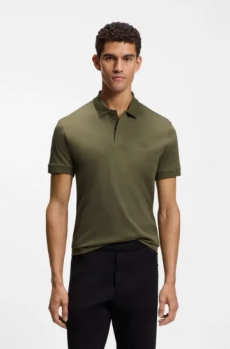 Porsche x BOSS Poloshirt aus merzerisierter Baumwolle