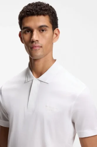 Porsche x BOSS Poloshirt aus merzerisierter Baumwolle