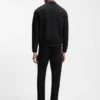 Porsche x BOSS Sweatshirt mit Reißverschluss und geprägtem Motiv